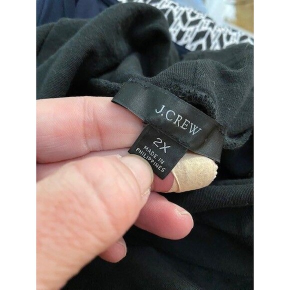 Re-Imagined by J. Crew Womens Plus Size 2X Black Layering Long Sleeve Turtleneck - Picture 7 of 9